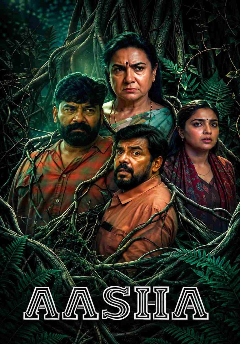 Free Filmyzilla Aasha (2026) (Hindi + Malayalam) Dual Audio UnCut South Movie HD ESub